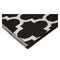 150Cm x 238Cm Trellis Recycled Plastic Outdoor Rug Black And White