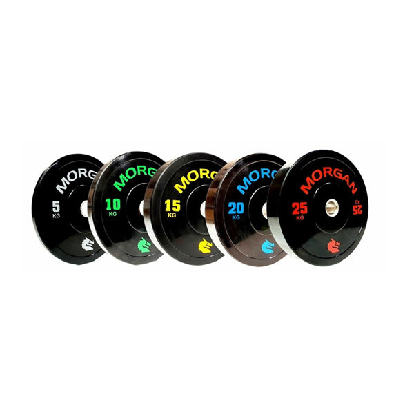 150Kg Morgan Olympic Bumper Plate Pack