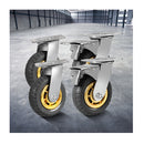 150 Mm Castor Wheels Heavy Duty Swivel Silent Caster Brakes