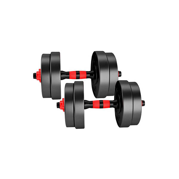 15Kg Dumbbells Barbell Weight Set Adjustable Rubber Home Gym Exercise