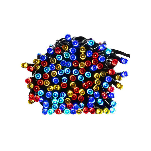 15M 100 Led String Solar Powered Fairy Lights Multi Colour