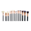 15Pcs Soft Pro Face Powder Makeup Brushes Set Blending Highlight Tools