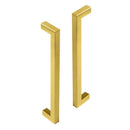 15X Brushed Brass Drawer Pulls Kitchen Cabinet Handles Gold Finish