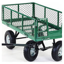 Garden Cart With Mesh Liner Lawn Folding Trolley