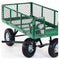 Garden Cart With Mesh Liner Lawn Folding Trolley