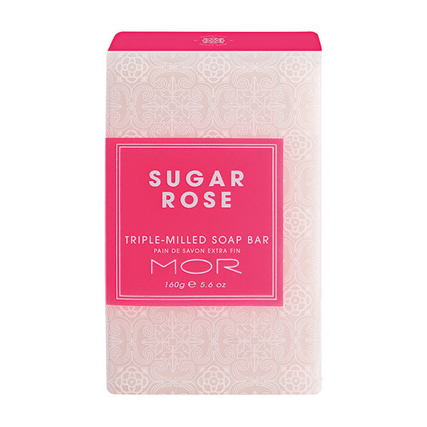 160G Mor Triple Milled Soap Bar Sugar Rose