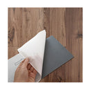16 Pieces Black Walnut Wood Grain Self Adhesive Vinyl Floor Tiles