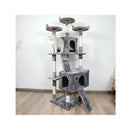 170Cm Cat Tree Scratching Post Silver Grey