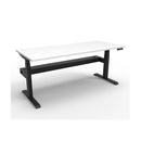 1800Mm Single Sided Workstation Cable Tray Nat White And Black
