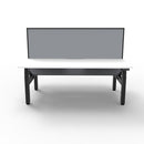 1800Mm Workstation With Screen Natural White And Black