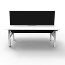 1800Mm Workstation With Screen Natural White And White