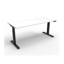 1800Mm Single Sided Workstation Natural White And Black