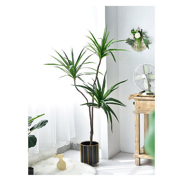 180Cm Green Artificial Indoor Brazlian Iron Tree 3 Heads