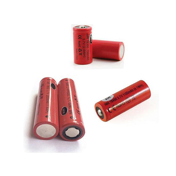 18350 Flat Top Aw Imr Lithium Ion Rechargeable Battery Pack