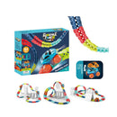 Changeable Track In The Dark Track Led Light Up Race Car Flexible Toy