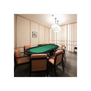 185Cm 8 Player Folding Poker Blackjack Table With Cup Holder