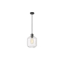 18 Cm Single Clear Glass Pendant