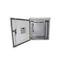 18Ru 600Mm Deep Grey Outdoor Wall Mount Ventilated Cabinet