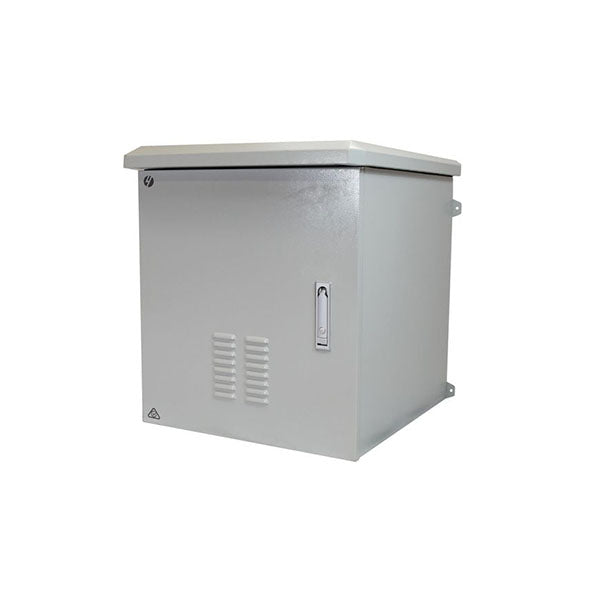 18Ru 600Mm Deep Grey Outdoor Wall Mount Ventilated Cabinet