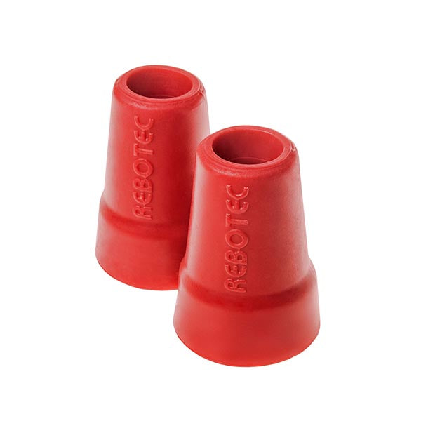 19Mm Rebotec Ferrules Crutch Tips Red Pairs