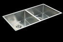 Double Square Cube Stainless Steel Sink 865 x 440mm