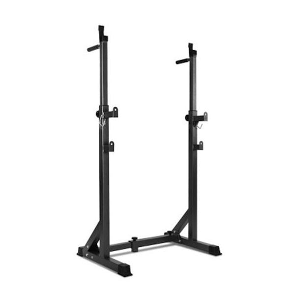 Squat Rack Pair Fitness Weight Lifting Gym Exercise Barbell Stand