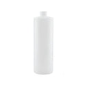 1L Hdpe Clear Round Bottle Plastic White Screw Cap Food Storage