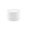 1L Hdpe Clear Round Bottle Plastic White Screw Cap Food Storage