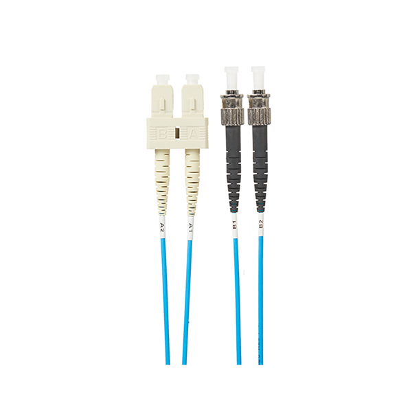 1M Sc To St Om4 Multimode Fibre Optic Cable