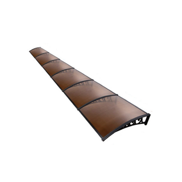 1mx6m DIY Door Canopy Brown