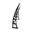 1mx6m DIY Door Canopy Brown