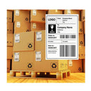 1 Roll 400 Label Stickers Direct Thermal Shipping Labels
