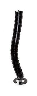 Umbilical Cable Management Ceiling To Floor 2820Mm In Black