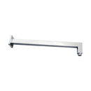 Luxury Square Chrome Brass Wall Mounted Shower Arm