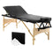 Portable Wooden 3 Fold Massage Table Chair Bed 70cm