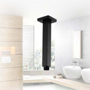 Luxury Square Matte Black Ceiling Shower Arm