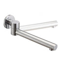 Bathtub Swivel Spout Basin Water Brass Faucets Wall Mounted Chrome