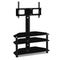 3 Tier Floor TV Stand With Bracket Shelf Mount