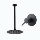 Rainfall Shower Head With 400Mm Ceiling Arm Wall Mixer Tap Set
