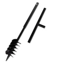 Ground Drill With Handle Auger Bit 120 Mm Double Spirals Steel