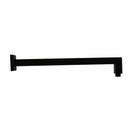 Luxury Square Matte Black Wall Mounted Shower Arm