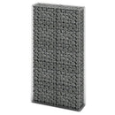 Gabion Basket Steel 85 x 30 x 200 Cm - Silver