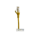 1M Cat 6 Ultra Thin Lszh Pack Of 10 Ethernet Network Cable Yellow