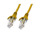 1M Cat 6 Ultra Thin Lszh Pack Of 10 Ethernet Network Cable Yellow