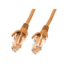 1M Cat 6 Ultra Thin Lszh Pack Of 10 Ethernet Network Cable Orange