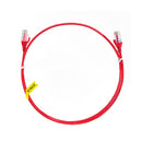1M Cat 6 Ultra Thin Lszh Pack Of 10 Ethernet Network Cable Red