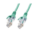 1M Cat 6 Ultra Thin Lszh Pack Of 10 Ethernet Network Cable Green