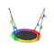 1M Multi Color Rainbow Kids Indoor Outdoor Round Mat Saucer Swing