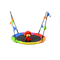 1M Multi Color Rainbow Kids Indoor Outdoor Round Mat Saucer Swing