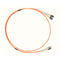 1M St St Om1 Multimode Fibre Optic Cable Orange